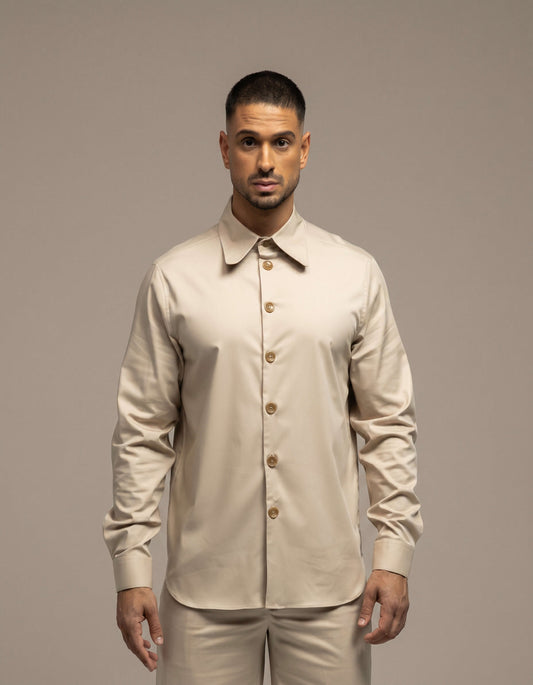 Large button shirt