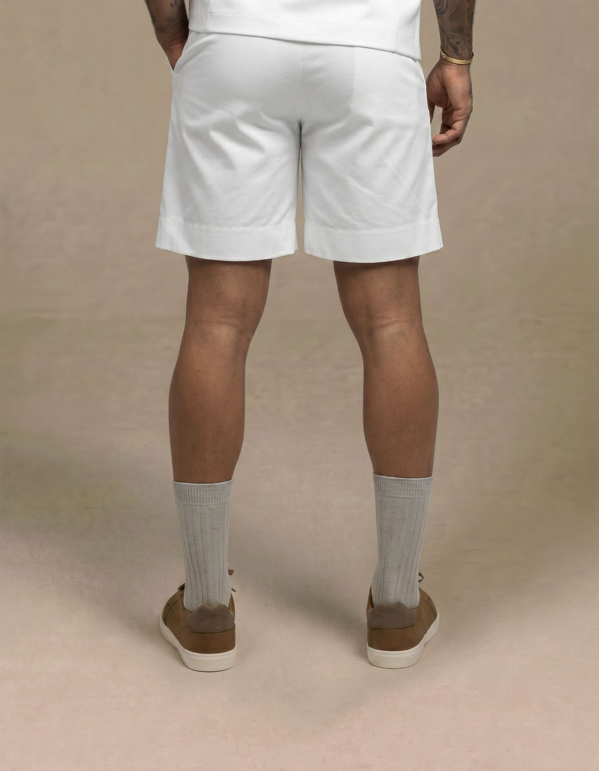 Pleated smart shorts