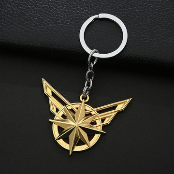 Captain Marvel Flight Keyring Metal Keychain