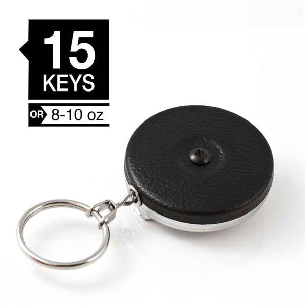 Key-Bak Model #5B Key Retractor Clip On 24 Inch Chain BLACK