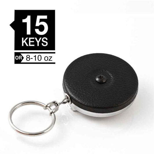Key-Bak Model #5B Key Retractor Clip On 24 Inch Chain BLACK