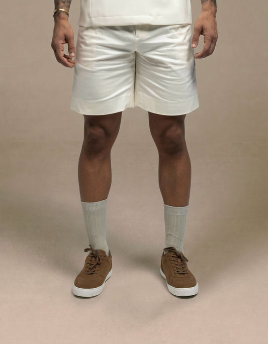 Pleated smart shorts