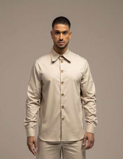 Large button shirt