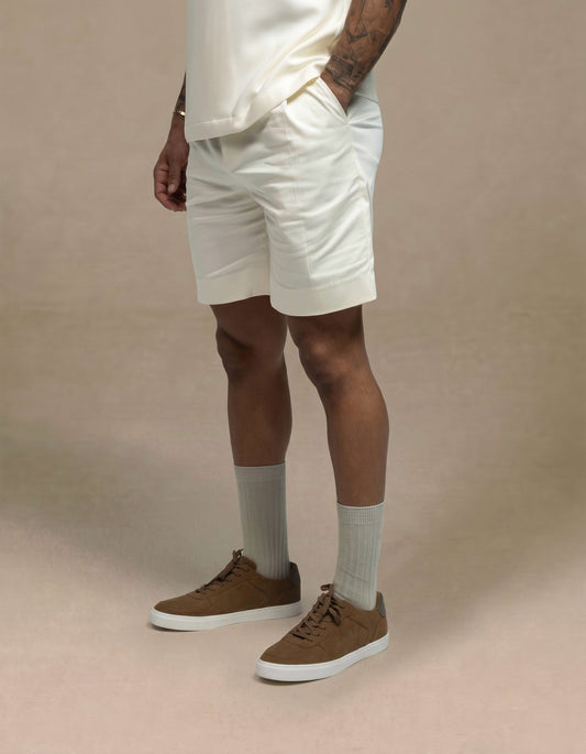 Pleated smart shorts