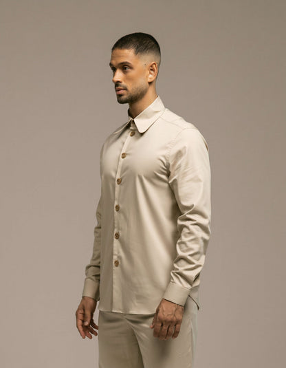 Large button shirt