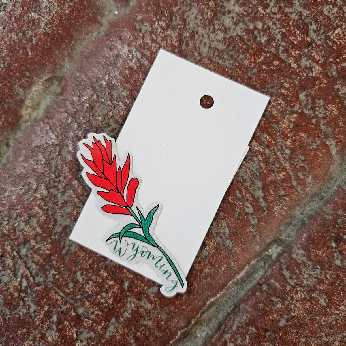 Wyoming Indian Paintbrush Sticker