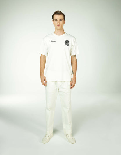 Heart embroidery t shirt