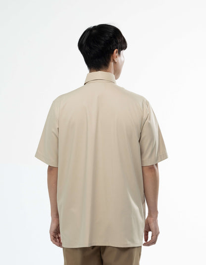U panel short sleeve shirt